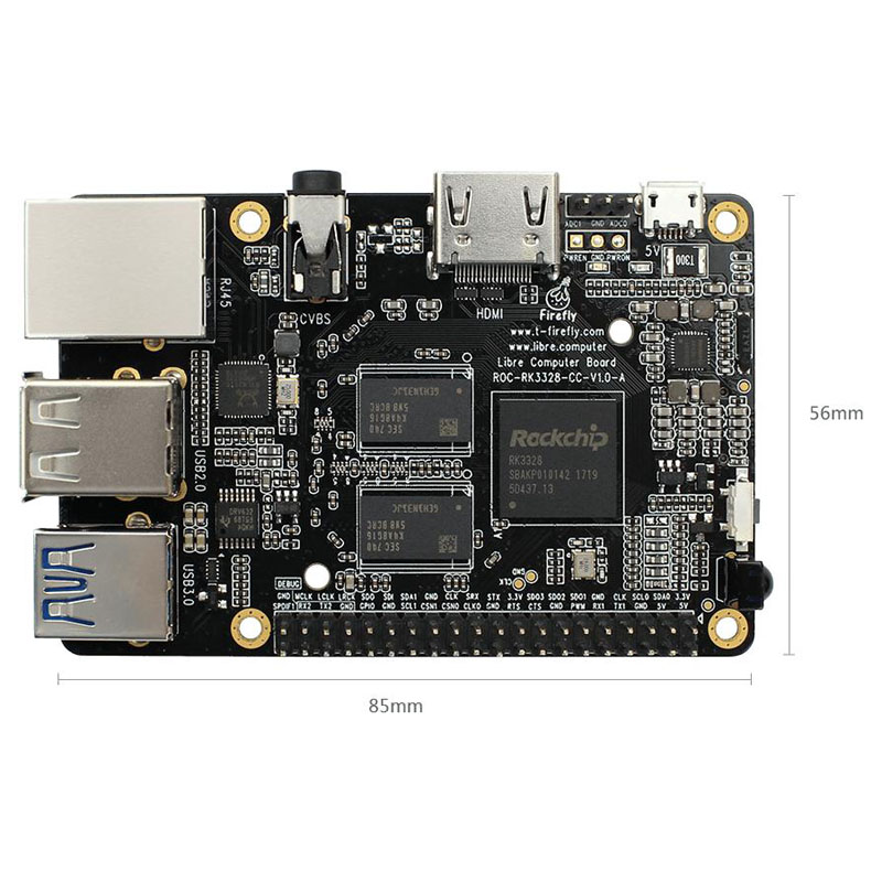 RK3328 SOC taula txertatua